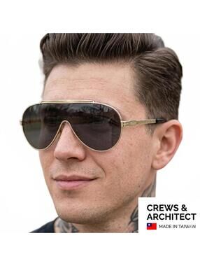 Crews + Architect II Z87 Engineer Aviators Sunglasses Taiwan
